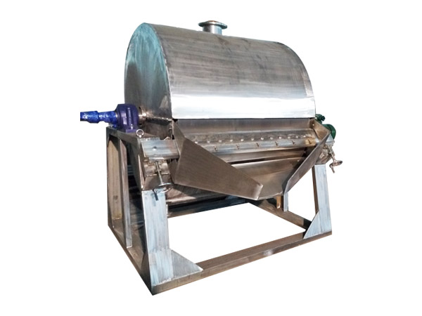 <b>一、工作原理 轉鼓切片機是一個(gè)冷卻結晶過(guò)程，料盤(pán)中熔融料與冷卻的轉鼓接觸，在轉鼓表面形成料膜，通過(guò)料膜與股壁間的換熱，使料膜冷卻、結晶，結晶的料膜被刮刀刮下，成為片</b>